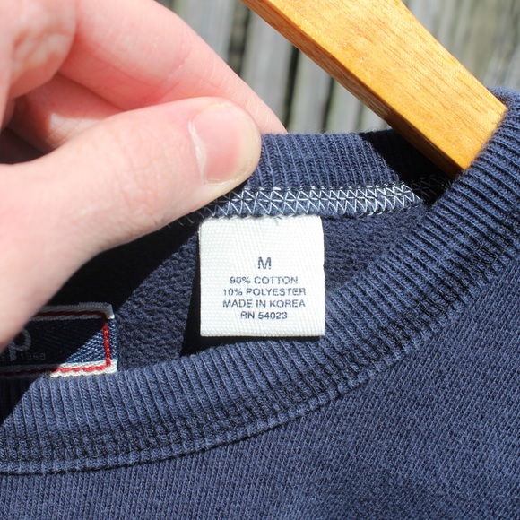 GAP 1969 Retro Crewneck Sweater | Navy Blue - Picture 6 of 8